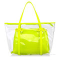 2013 most popular clear pvc with cosmetic pouch 2013 best selling beach bags
